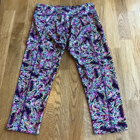 Lularoe Jade Workout Capri Cropped Leggings Size XS - Picture 3 of 11
